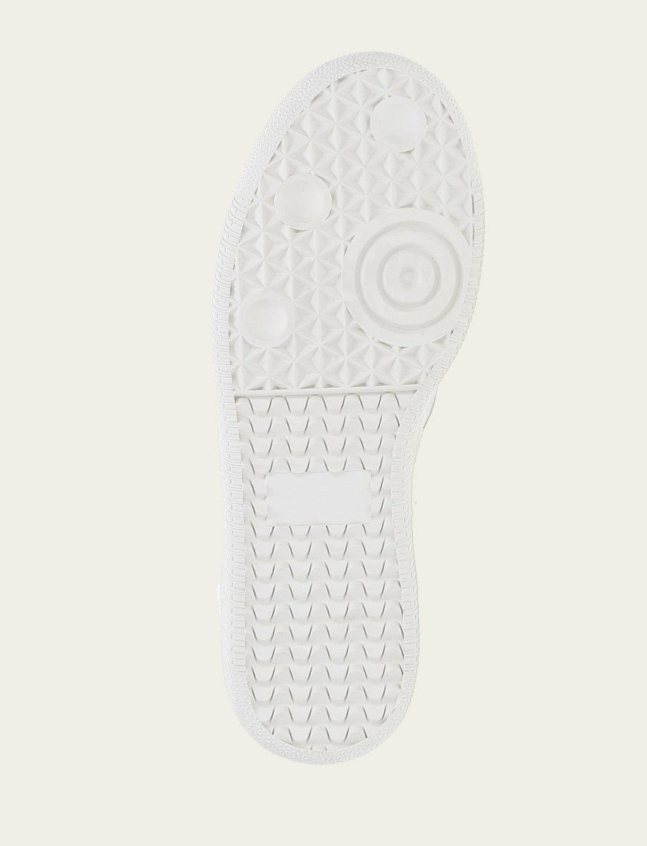 Women's White Milly Low Lace Sneakers