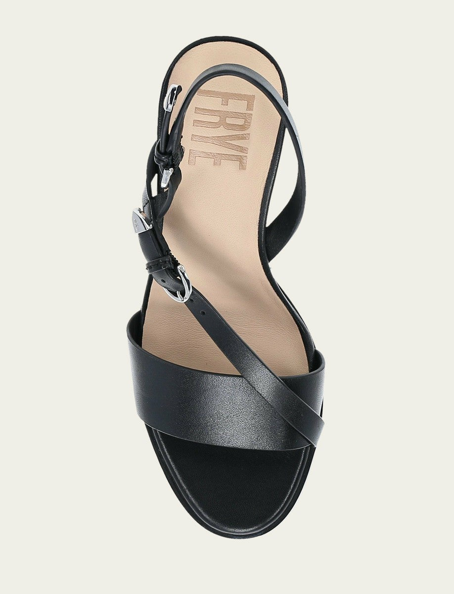 Women's Black Rachel Buckle Sandals
