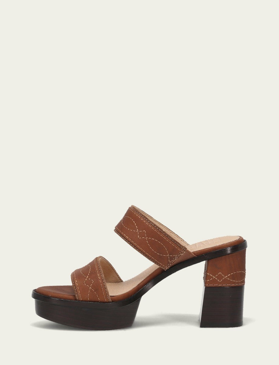 Women's Saddle Pipa Woodstock 2 Band Platform Sandals