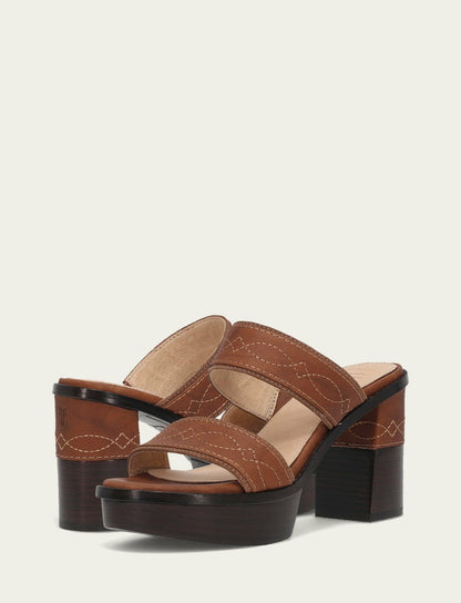 Women's Saddle Pipa Woodstock 2 Band Platform Sandals
