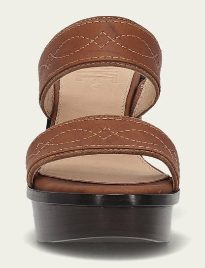 Women's Saddle Pipa Woodstock 2 Band Platform Sandals