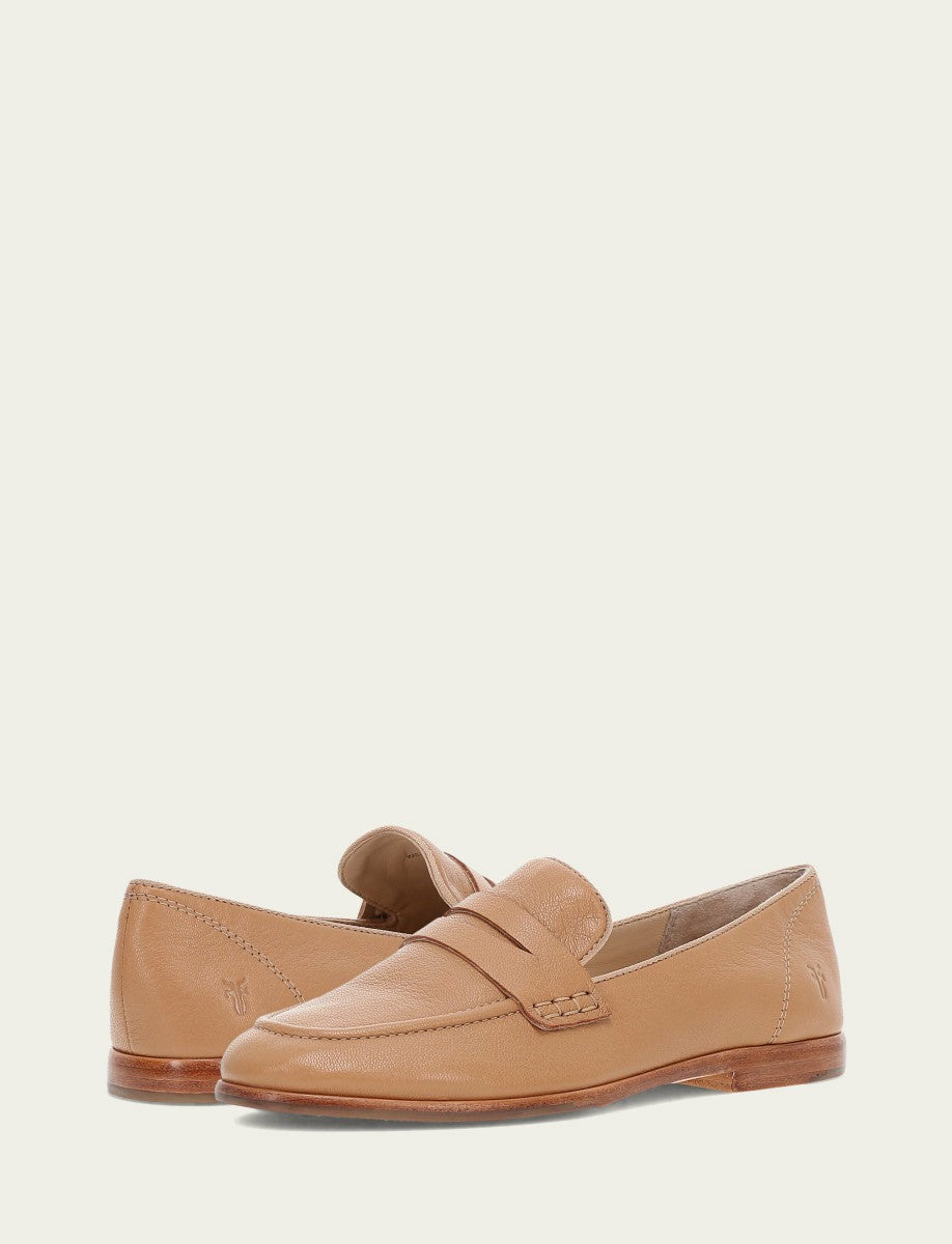 Women’s Tan Faith Leather Loafers