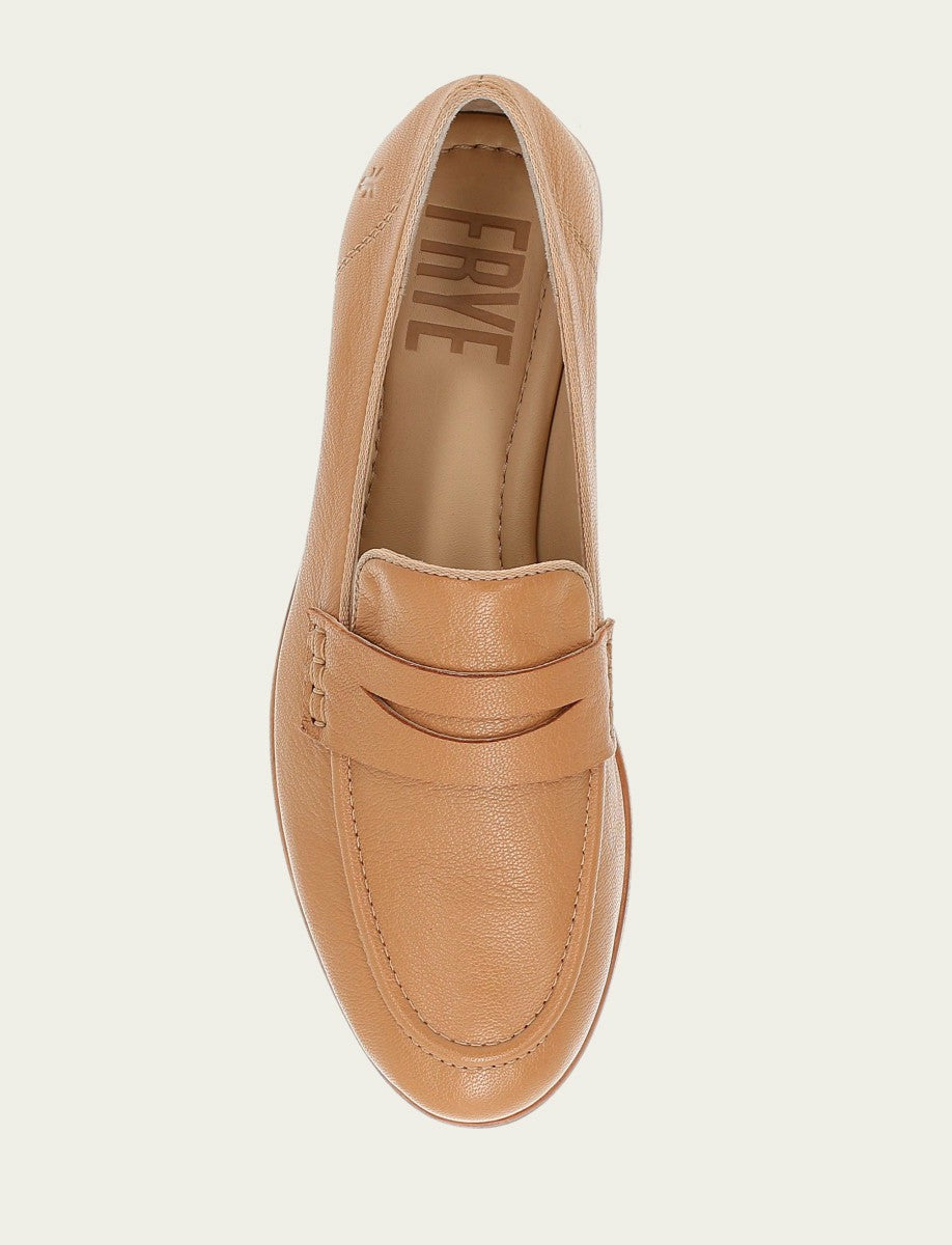 Women’s Tan Faith Leather Loafers