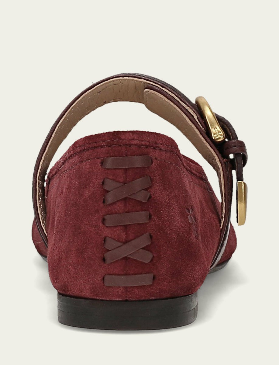 Women's Garnet Heather Buckle Mary Jane Flat