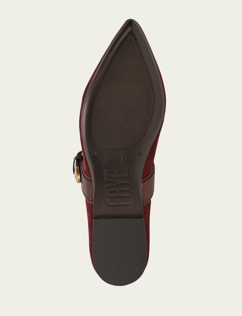 Women's Garnet Heather Buckle Mary Jane Flat