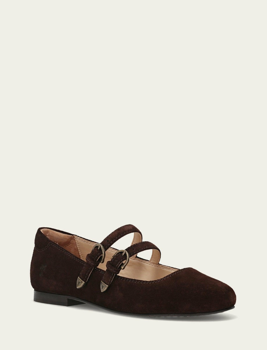 Women's Chocolate Carson Multi Mary Jane Flat