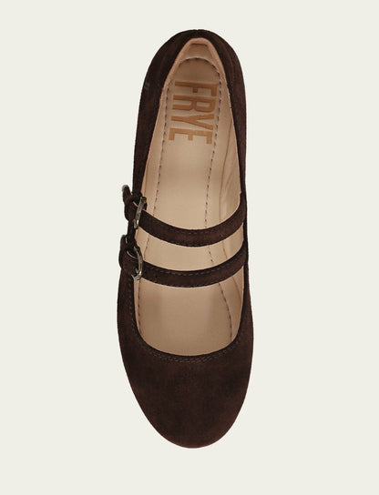 Women's Chocolate Carson Multi Mary Jane Flat