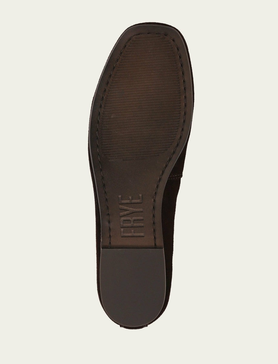 Women's Chocolate Suede Hayley Ballet Flat