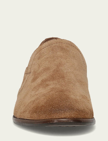 Women's Almond Suede Faith Slip On Loafer