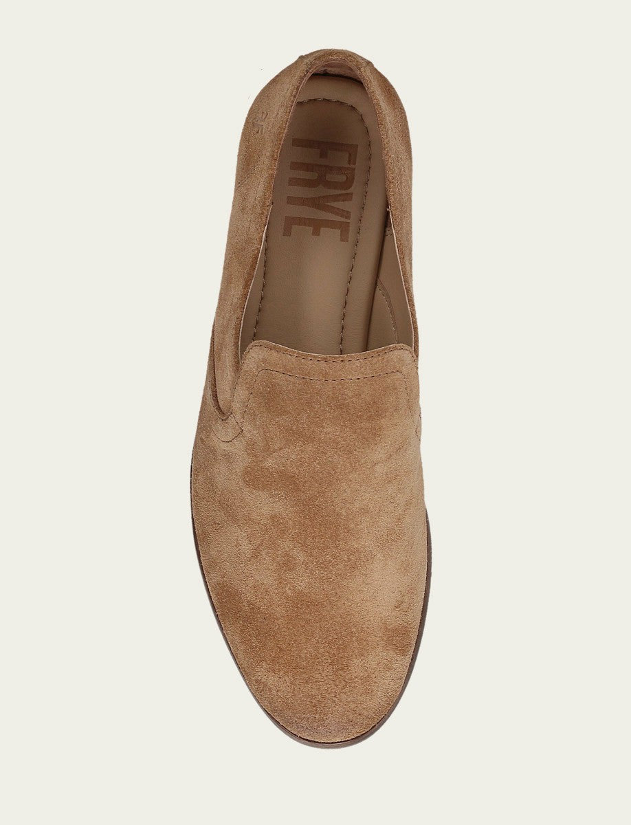 Women's Almond Suede Faith Slip On Loafer