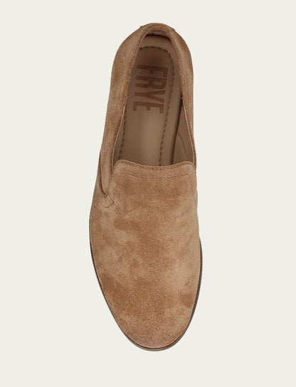 Women's Almond Suede Faith Slip On Loafer