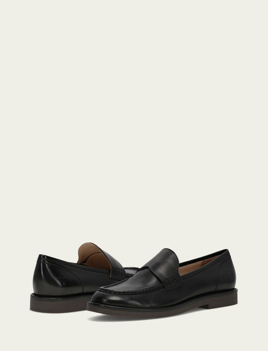 Women’s Black Harper Leather Loafers