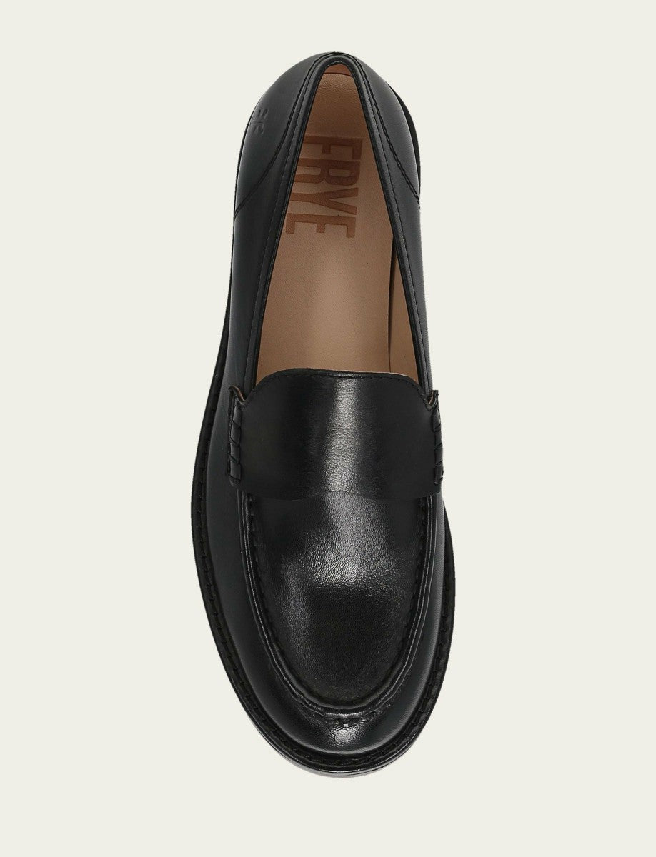 Women’s Black Harper Leather Loafers