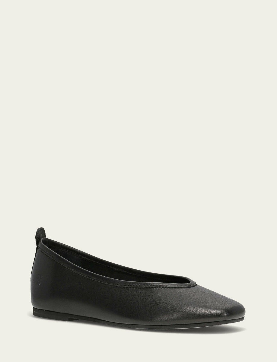 Women’s Black Hayley Leather Ballet Flats
