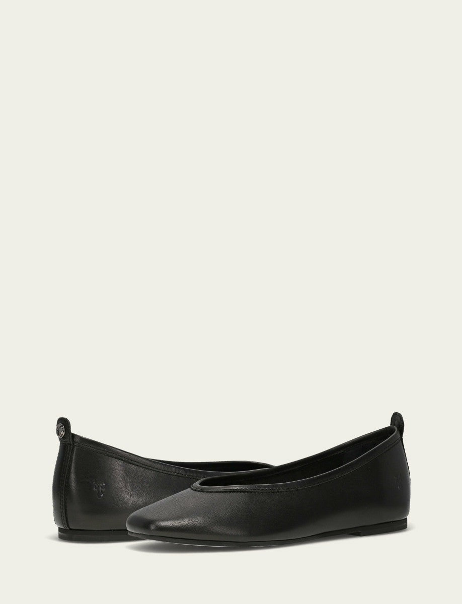 Women’s Black Hayley Leather Ballet Flats