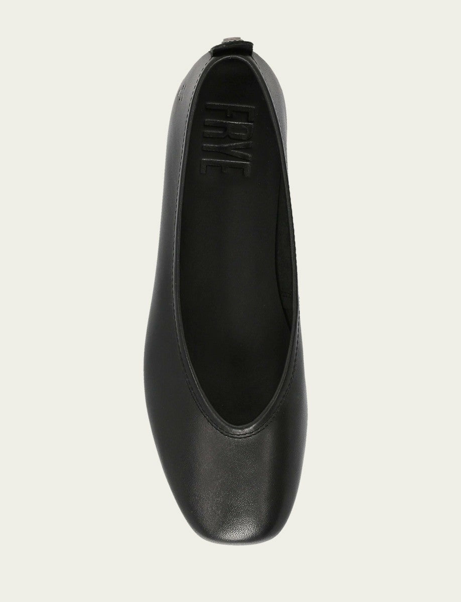 Women’s Black Hayley Leather Ballet Flats