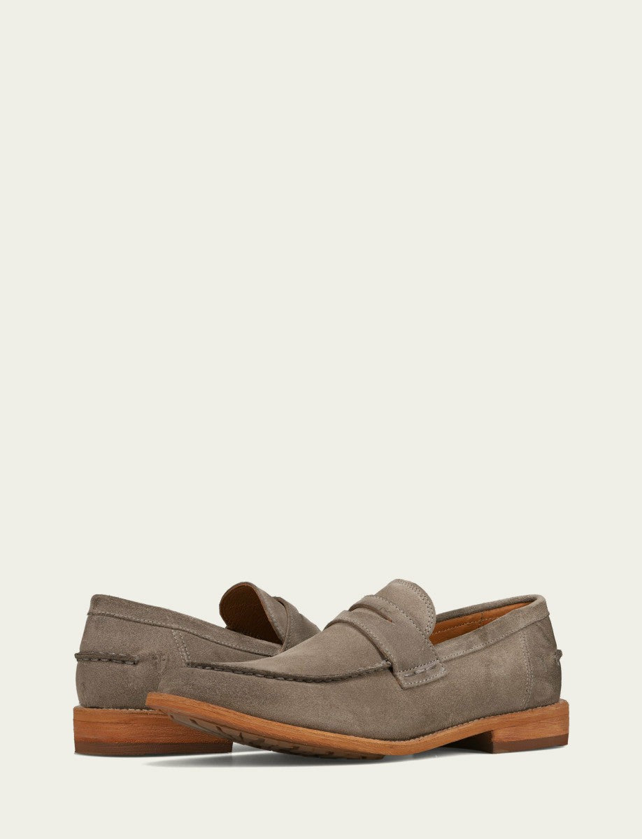 Men’s Steel Suede Tyler Flex Penny Casual Leather Shoes