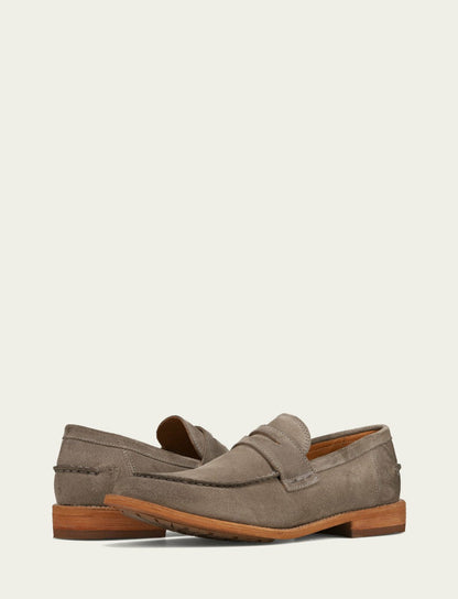 Men’s Steel Suede Tyler Flex Penny Casual Leather Shoes