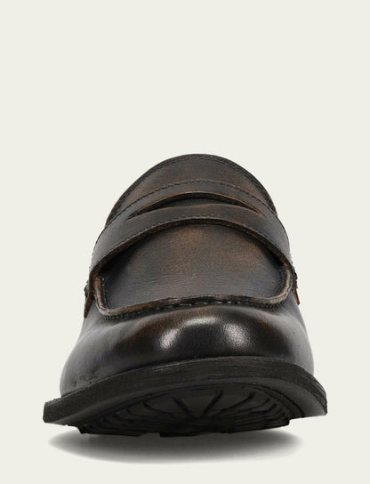 Men's Brown Brush Off Tyler Flex Penny Loafer