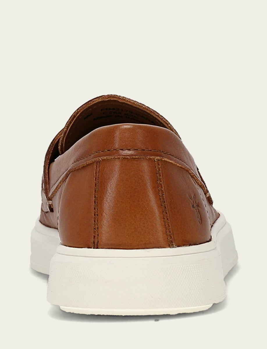 Men’s Caramel Beau Penny Leather Sneakers