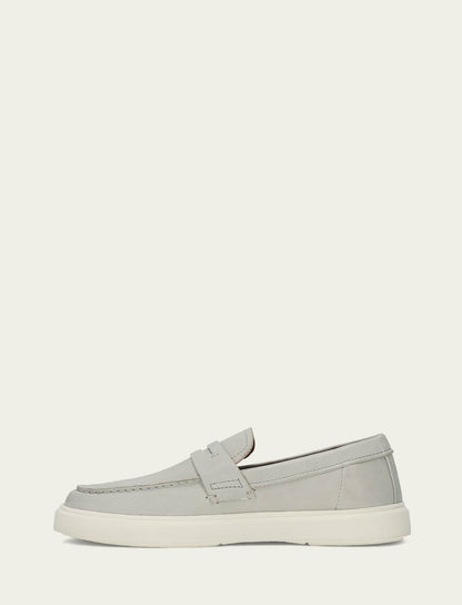 Men’s Beige Beau Penny Leather Sneakers
