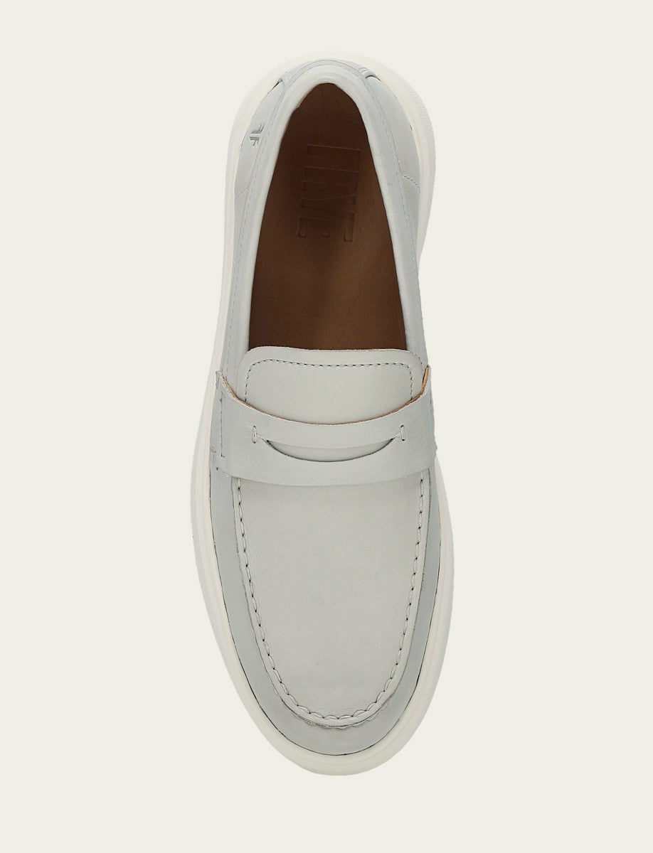 Men’s Beige Beau Penny Leather Sneakers