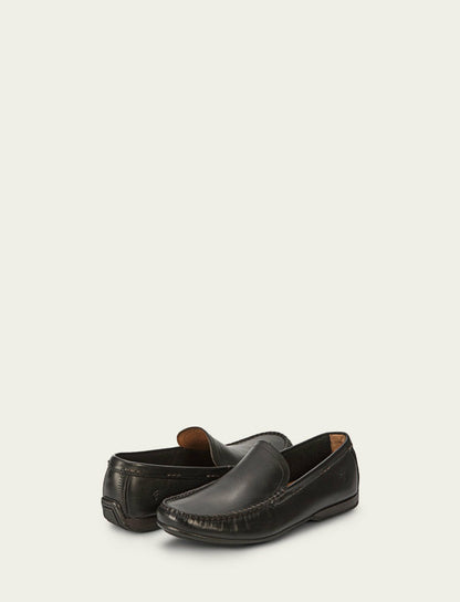 Men's Black Lewis Venetian Loafers