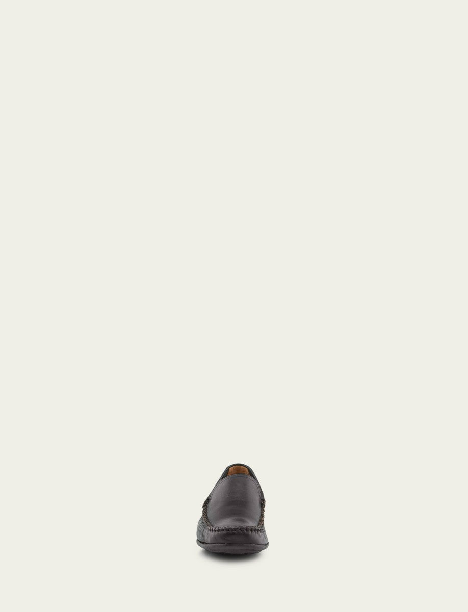 Men's Black Lewis Venetian Loafers