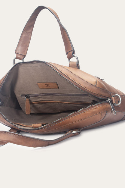Nash Cognac Briefcase