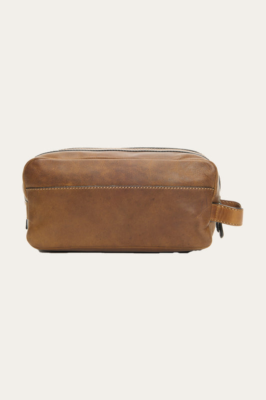 Logan Large Travel Dopp in Dark Brown