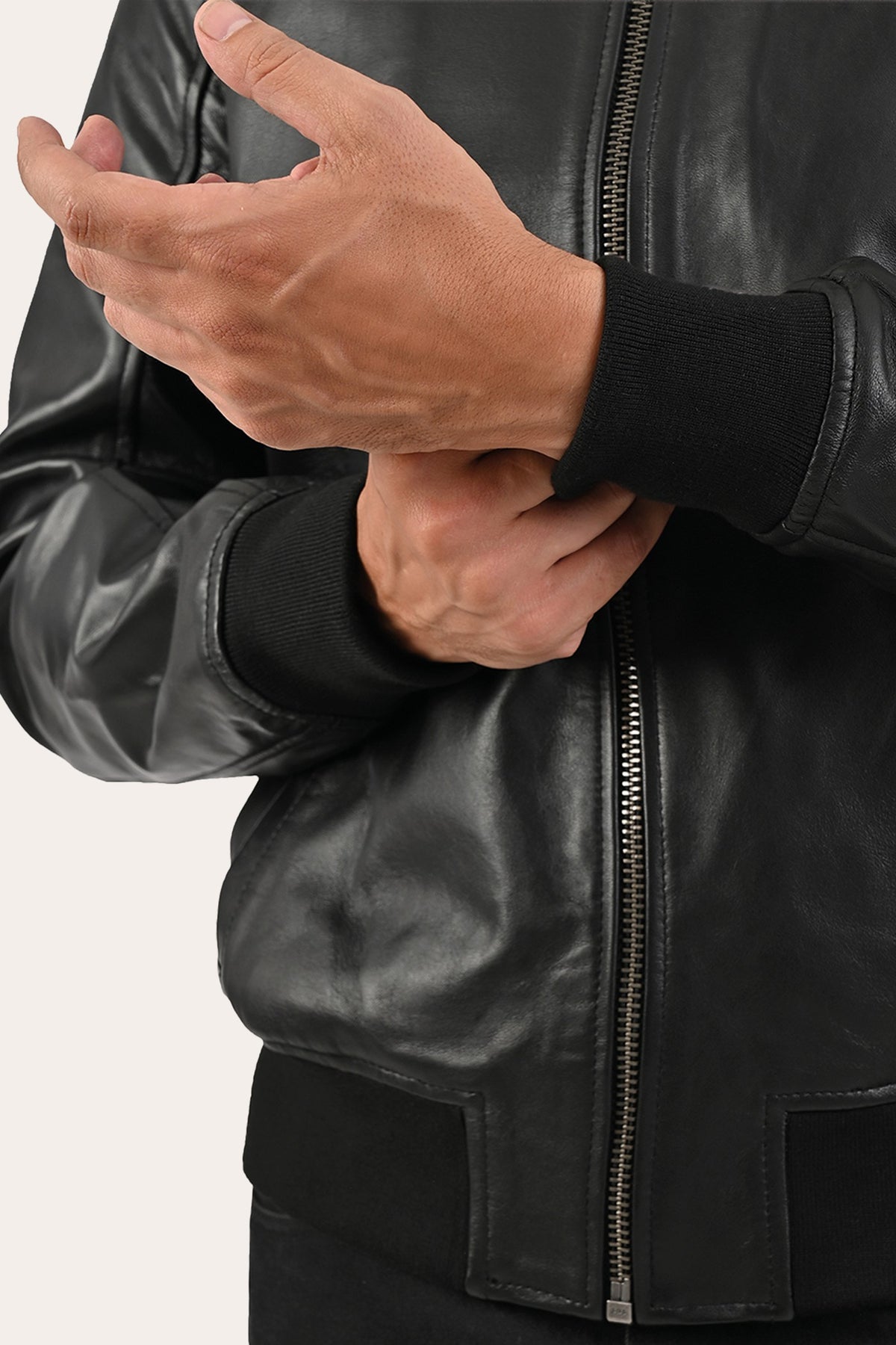 Men's Black Nashville Leather Jacket