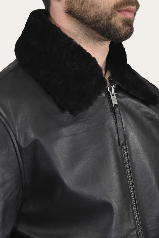 Men's Black Remington Trucker Jacket