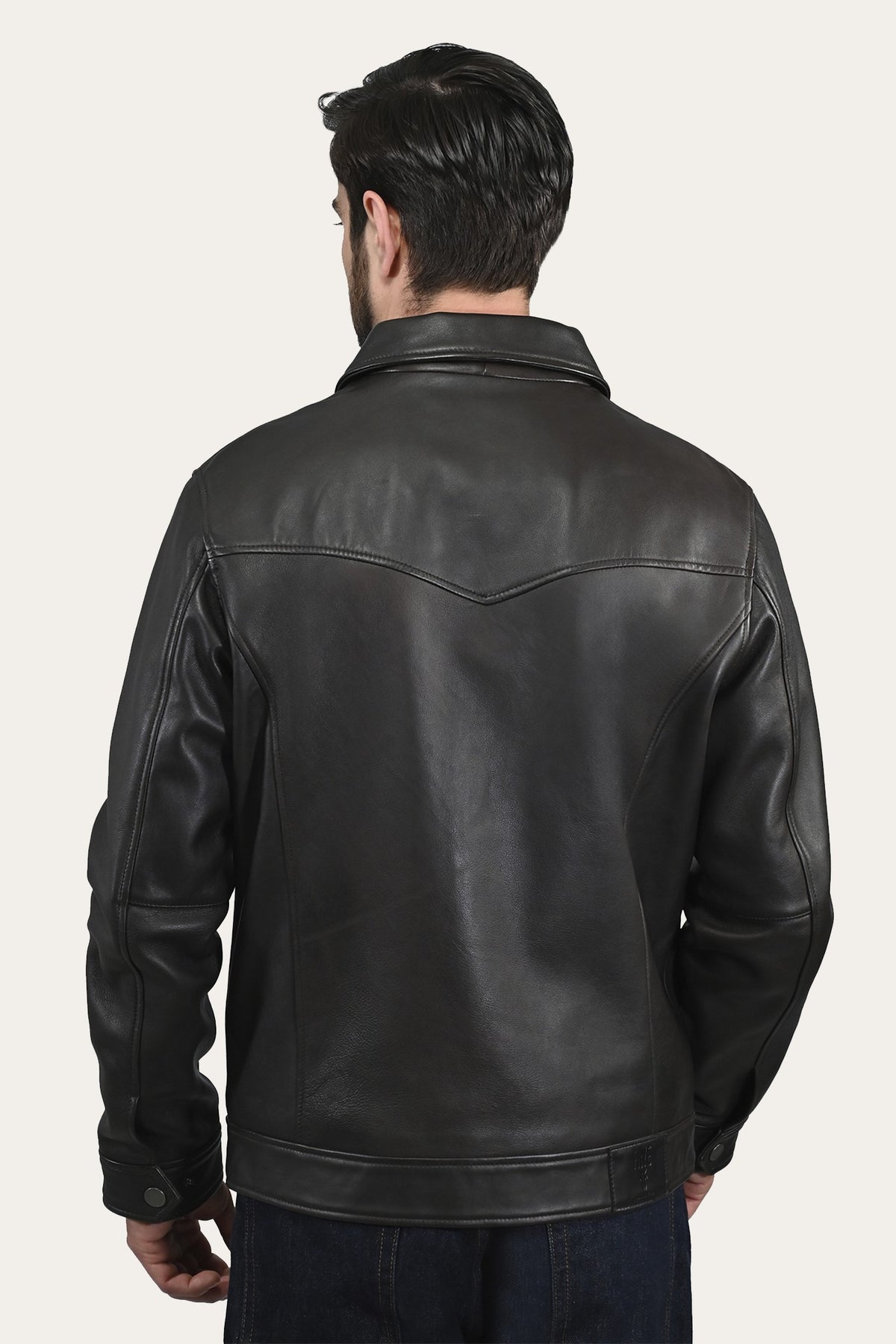 Men's Dark Brown Ruffian Trucker Jacket