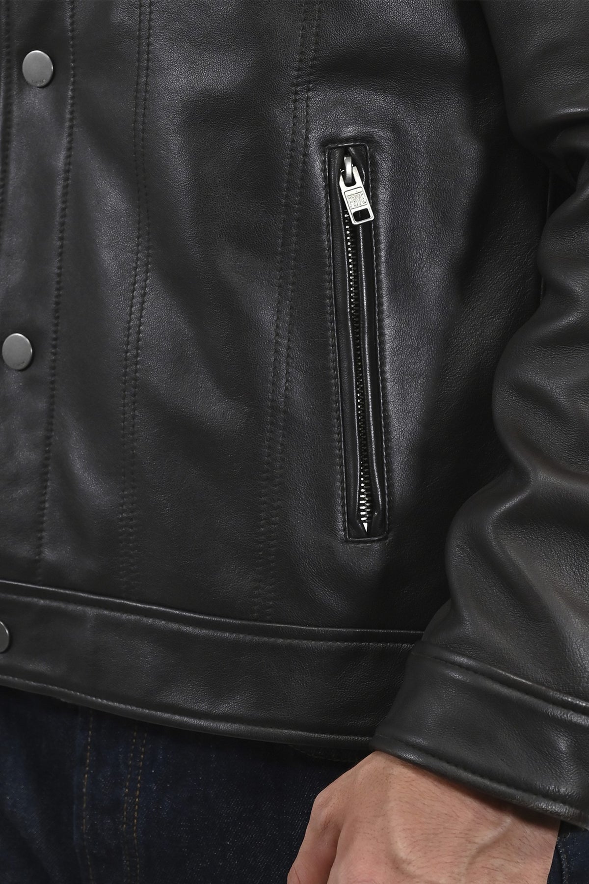 Men's Dark Brown Ruffian Trucker Jacket