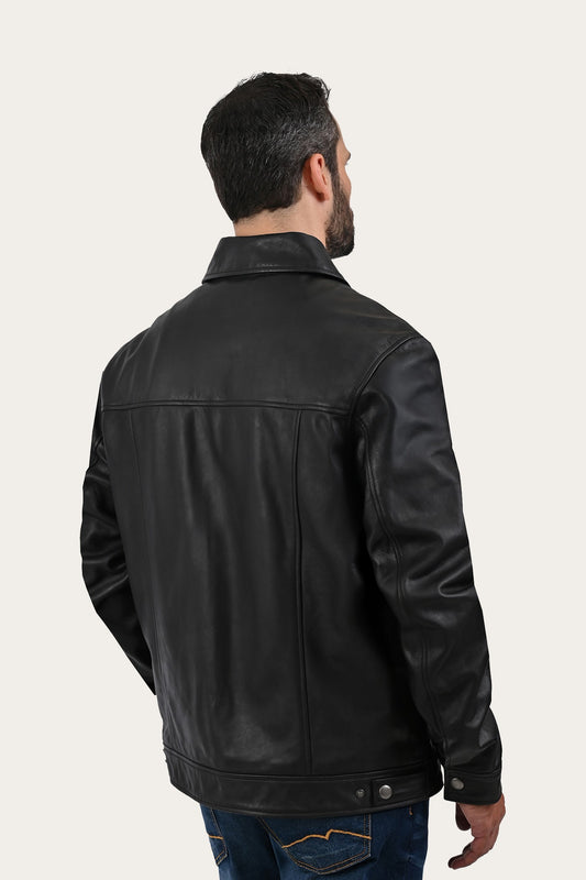 Black Baxter Trucker Jacket