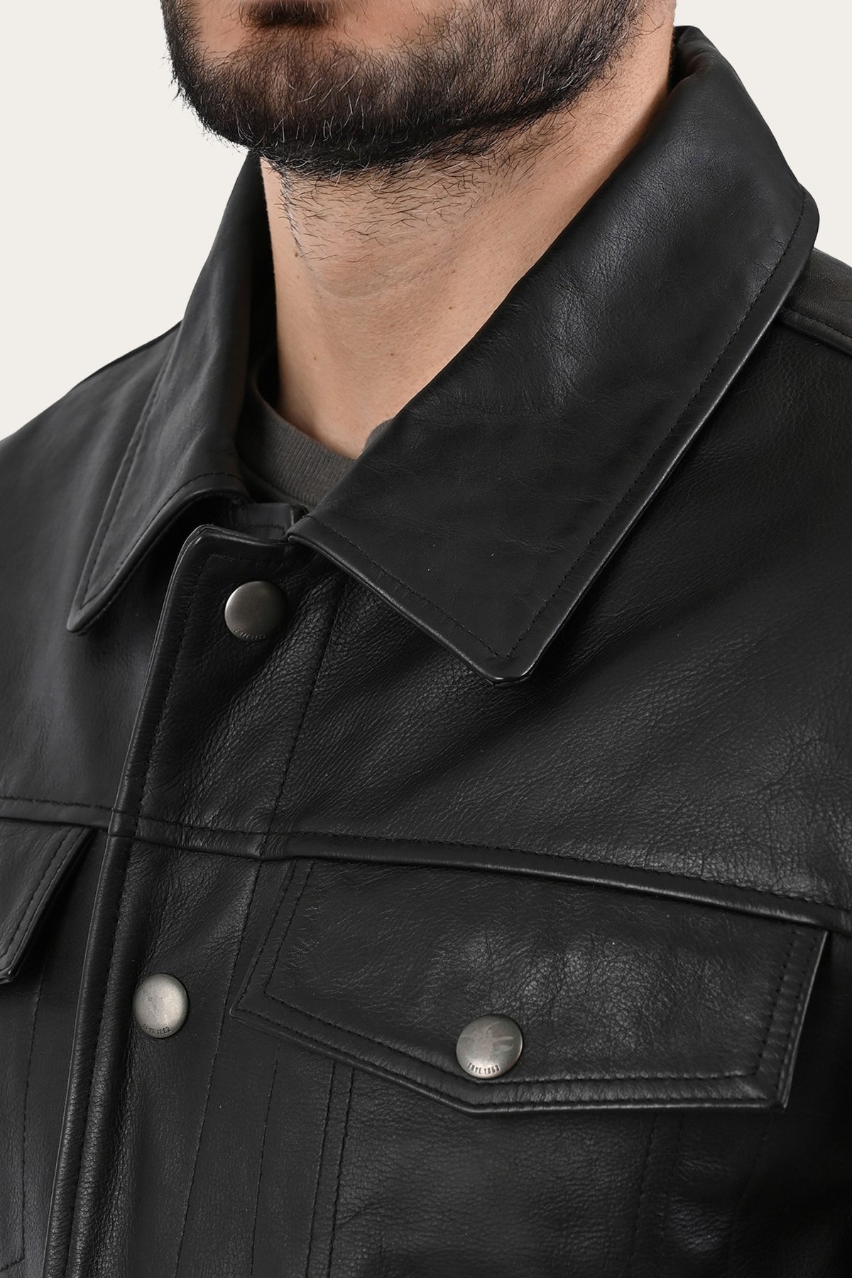 Black Baxter Trucker Jacket