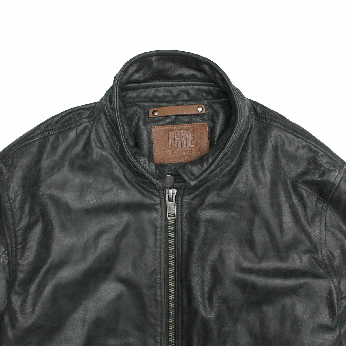 Men’s Black Lawton Modern Nappa Biker Jacket