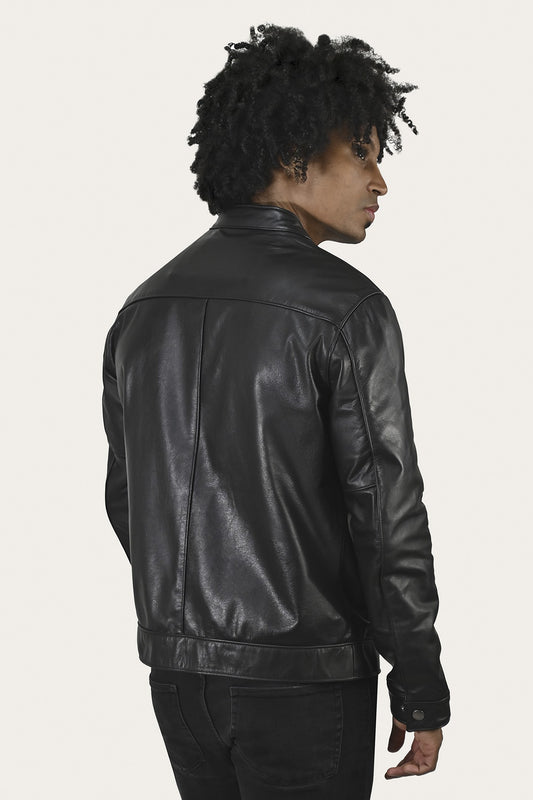 Men's Black Bright Homestead Racer Jacket