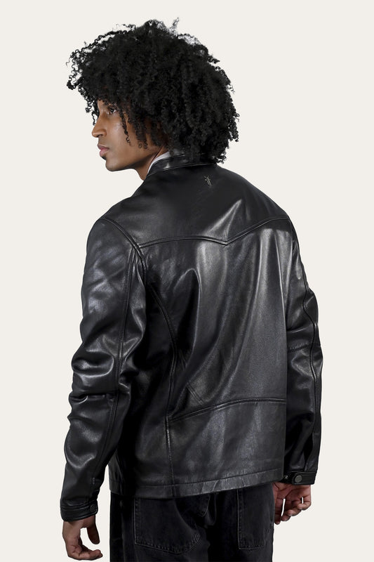 Men's Black Wyoming Racing Jacket
