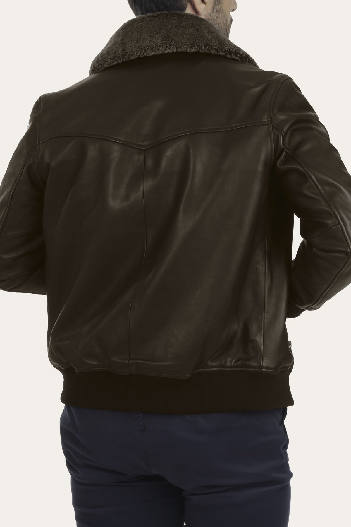 Men's Dark Brown Remington Trucker Jacket