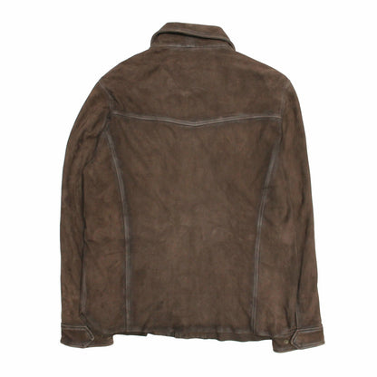 Men’s Dark Brown Brody Suede Shacket
