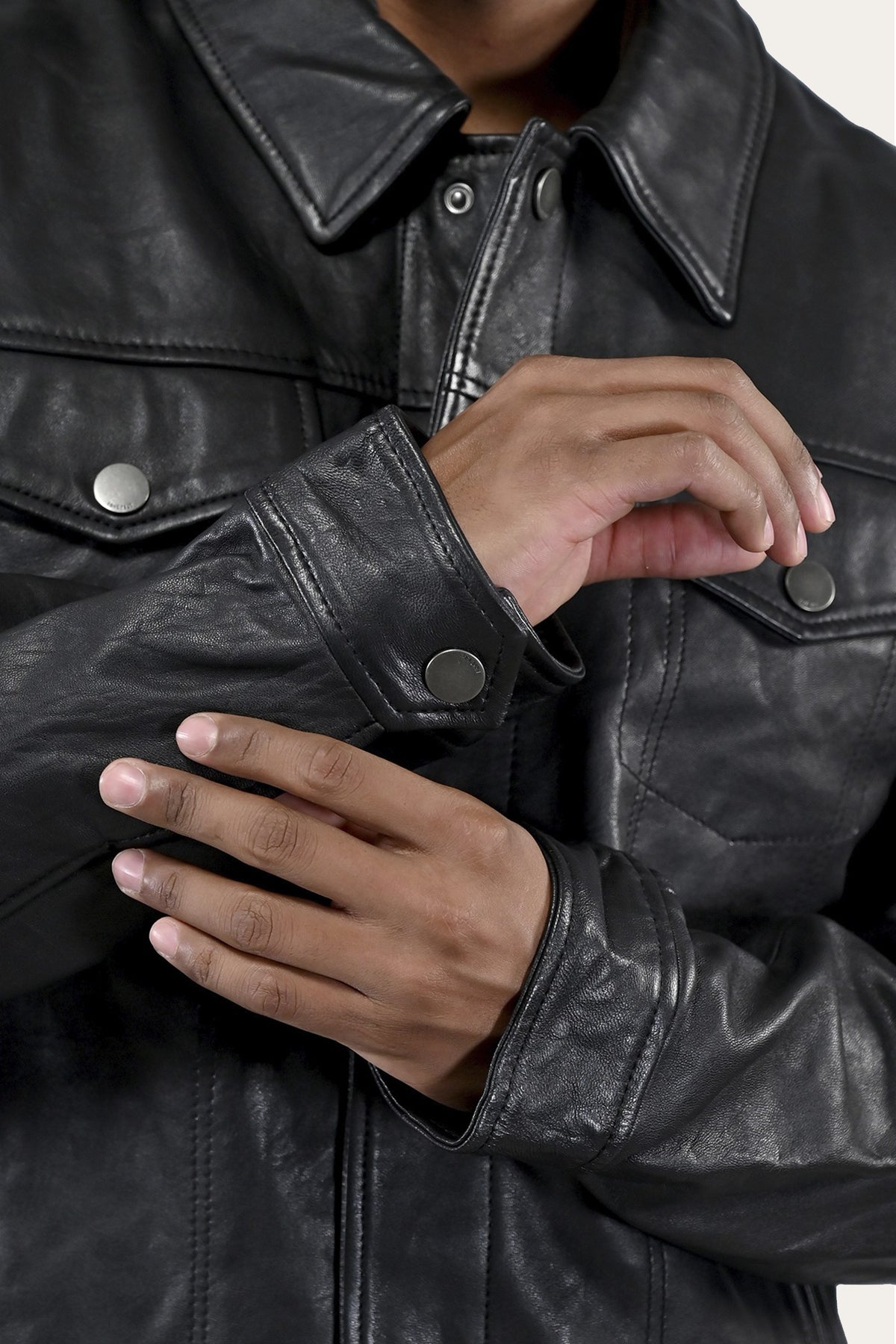Men's Black Ruffian Trucker Jacket