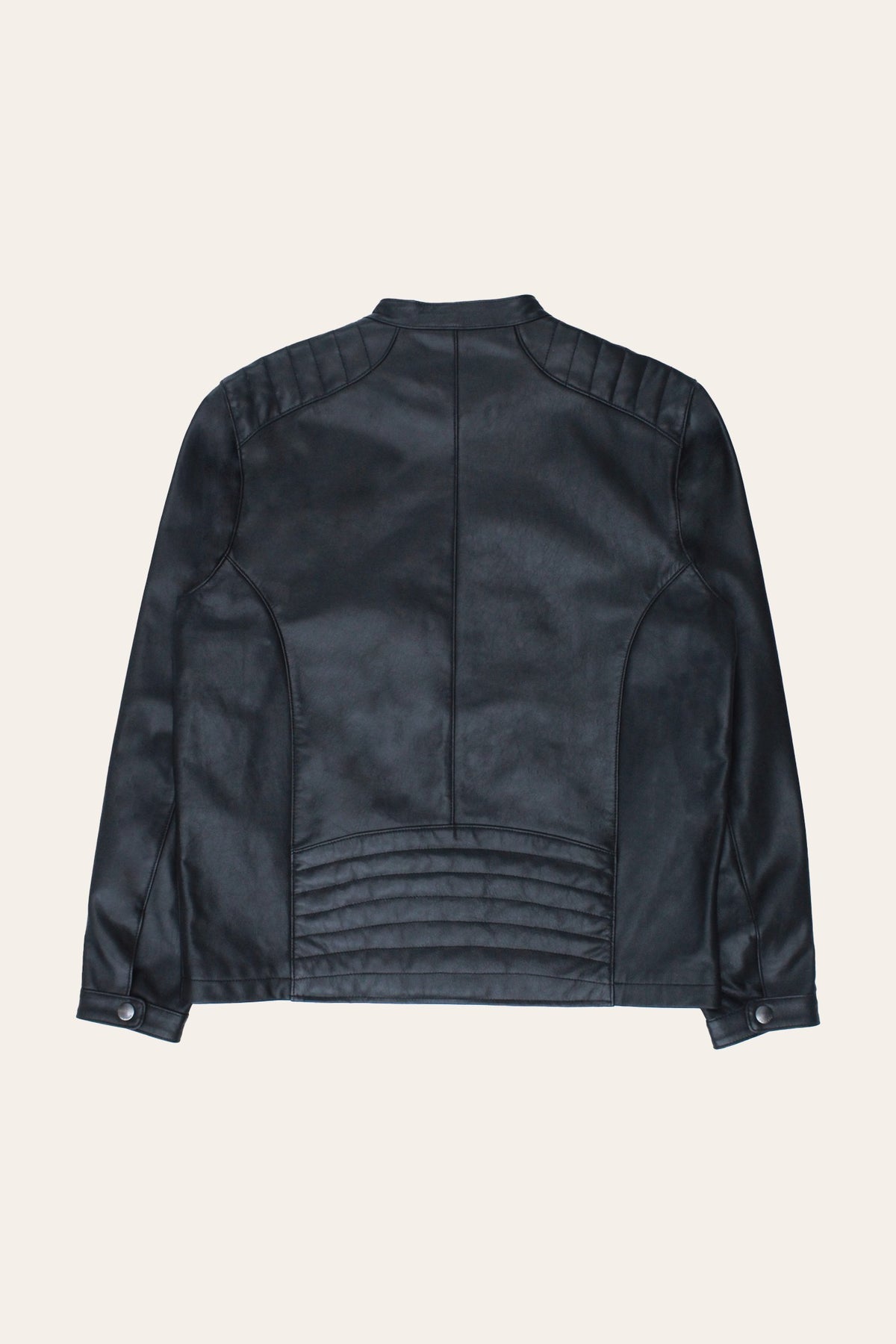 Men’s Black Pioneer Racer Leather Jacket